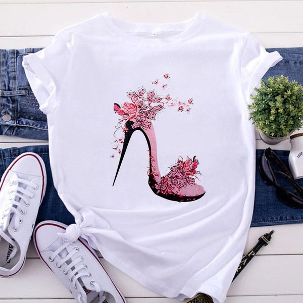 women's t-shirt white t shirt women fashion high heel shoes printed tshirt 2021 woman t-shirts summer short sleeve tee femme clothing
women's t-shirt white t shirt women fashion high heel shoes printed tshirt 2021 woman t-shirts summer short sleeve tee femme clothing