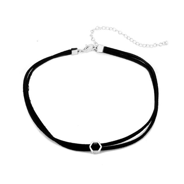 pendant necklaces korean style short necklace for women fluff rope adjustable geometric hexagon choker fashion female jewelry 2021, Silver
pendant necklaces korean style short necklace for women fluff rope adjustable geometric hexagon choker fashion female jewelry 2021, Silver