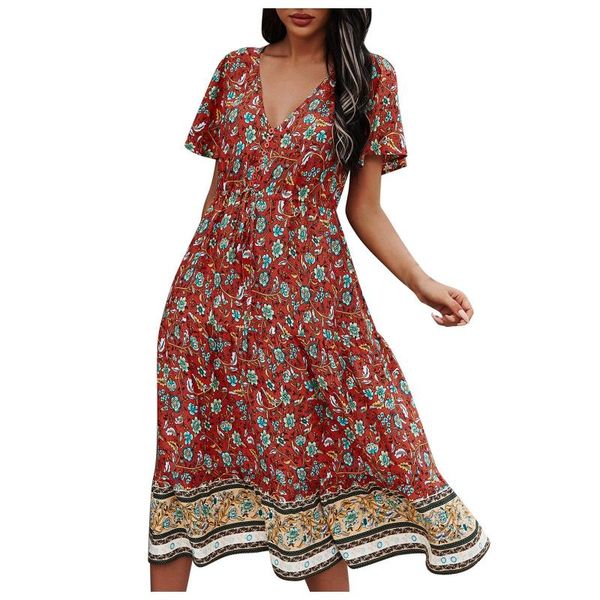 casual dresses women loose floral rhombic dress fashion beach style temperamental robe femme vestidos verano mujer, Black;gray
casual dresses women loose floral rhombic dress fashion beach style temperamental robe femme vestidos verano mujer, Black;gray