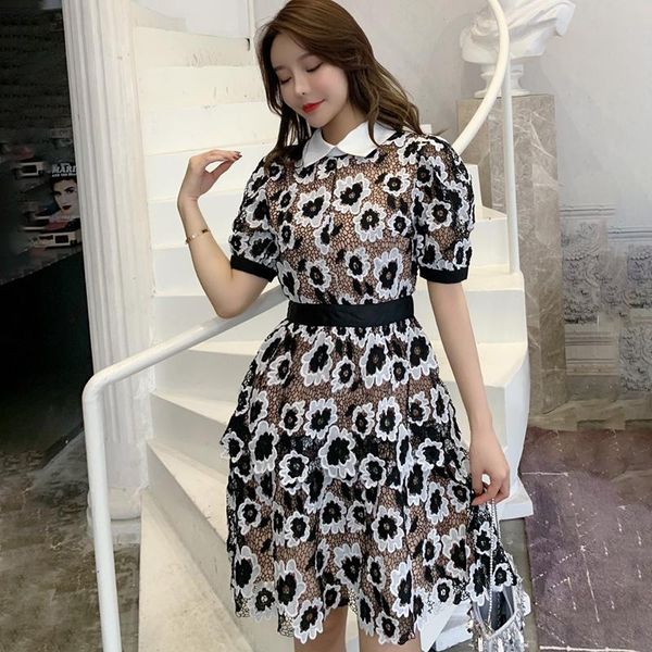 casual dresses designer runway self portrait lace dress women puff sleeve flower embroidery retro patchwork party mini plus size 2xl a453, Black;gray
casual dresses designer runway self portrait lace dress women puff sleeve flower embroidery retro patchwork party mini plus size 2xl a453, Black;gray