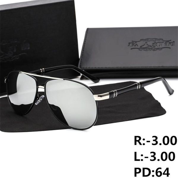 outdoor eyewear men's sunglasses polarized glasses silver myopia men driving custom prescription -1.00 -1.50
outdoor eyewear men's sunglasses polarized glasses silver myopia men driving custom prescription -1.00 -1.50