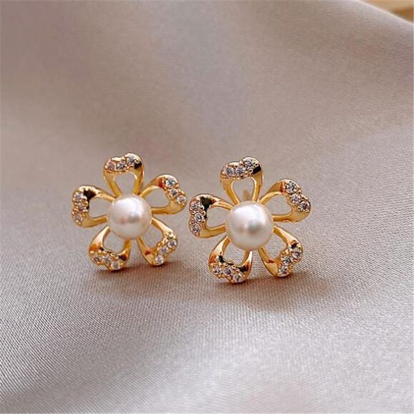 stud exquisite mini pearl crysta flower women's earrings elegant ladies gold anniversary jewelry gifts, Golden;silver
stud exquisite mini pearl crysta flower women's earrings elegant ladies gold anniversary jewelry gifts, Golden;silver