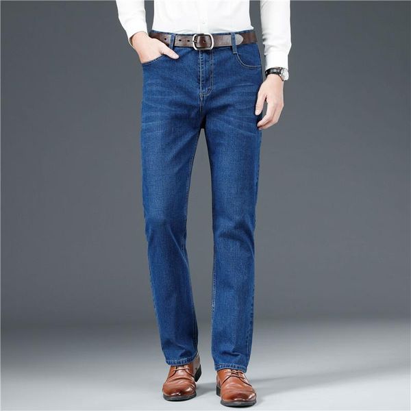 men's jeans 2021 autumn business fashion straight tube loose slim casual long pants, Blue
men's jeans 2021 autumn business fashion straight tube loose slim casual long pants, Blue