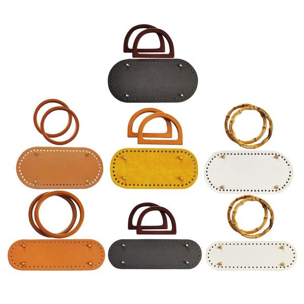 crochet bag bottom leather base tote handle set diy knitting weaviing with holes, Black
crochet bag bottom leather base tote handle set diy knitting weaviing with holes, Black