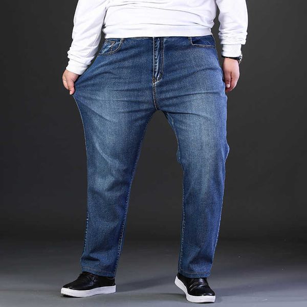 large size 42 44 46 48 50 52 black classic men's denim men's business casual stretch straight loose jeans brand men's clothin, Blue
large size 42 44 46 48 50 52 black classic men's denim men's business casual stretch straight loose jeans brand men's clothin, Blue