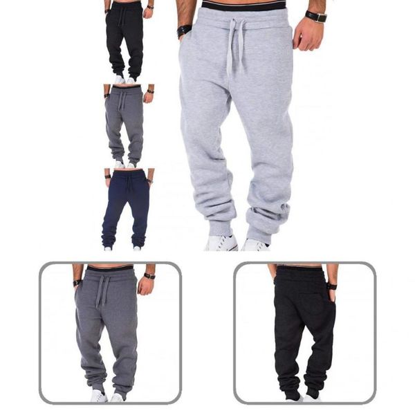 men's pants sports cold resistant fitness windproof ankle-length simple solid color casual trousers, Black
men's pants sports cold resistant fitness windproof ankle-length simple solid color casual trousers, Black