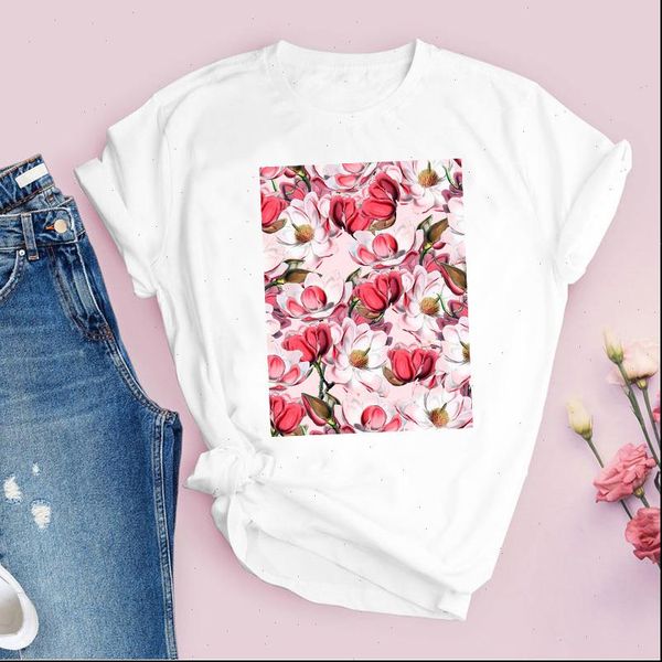 women graphic flower floral printing cartoon cute vintage print lady tees clothing female t shirt womens t shirt, White
women graphic flower floral printing cartoon cute vintage print lady tees clothing female t shirt womens t shirt, White