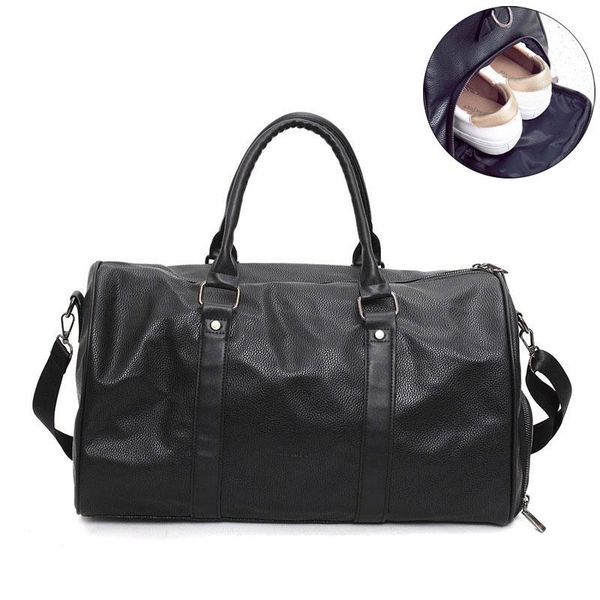 duffel bags men's pu leather travel sport cabin luggage suitcase casual weekend shoulder handbag with shoe pocket s047
duffel bags men's pu leather travel sport cabin luggage suitcase casual weekend shoulder handbag with shoe pocket s047