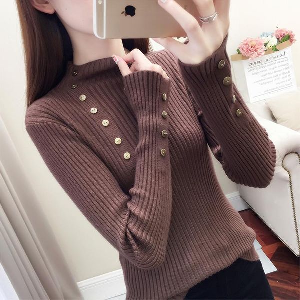 women's sweaters 2021 women autumn winter nad pullovers turtleneck long sleeve knitwear slim truien dames pull femme, White;black
women's sweaters 2021 women autumn winter nad pullovers turtleneck long sleeve knitwear slim truien dames pull femme, White;black