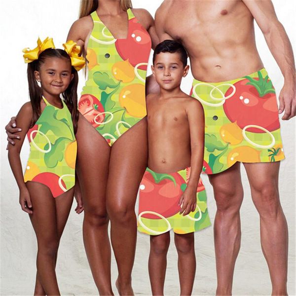 one-piece suits fruit/floral printed bikini for family matching swimsuit 2021 mother father kids girls boy swimwear
one-piece suits fruit/floral printed bikini for family matching swimsuit 2021 mother father kids girls boy swimwear