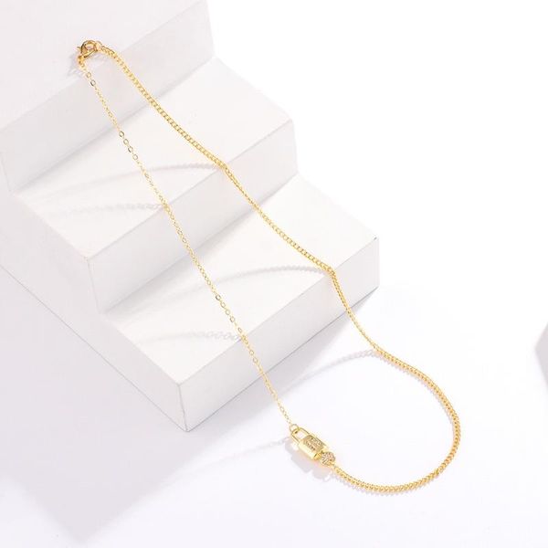 pendant necklaces real gold-plated lock and key for women girl with cz initial 26 alphabet letters necklace fine jewelry, Silver
pendant necklaces real gold-plated lock and key for women girl with cz initial 26 alphabet letters necklace fine jewelry, Silver