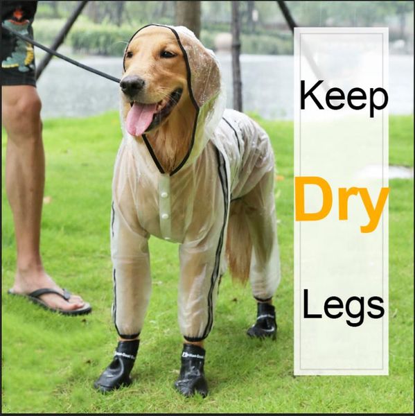 dog apparel pet raincoat puppy four feet hooded transparent waterproof teddy large rain out clothes for animals
dog apparel pet raincoat puppy four feet hooded transparent waterproof teddy large rain out clothes for animals
