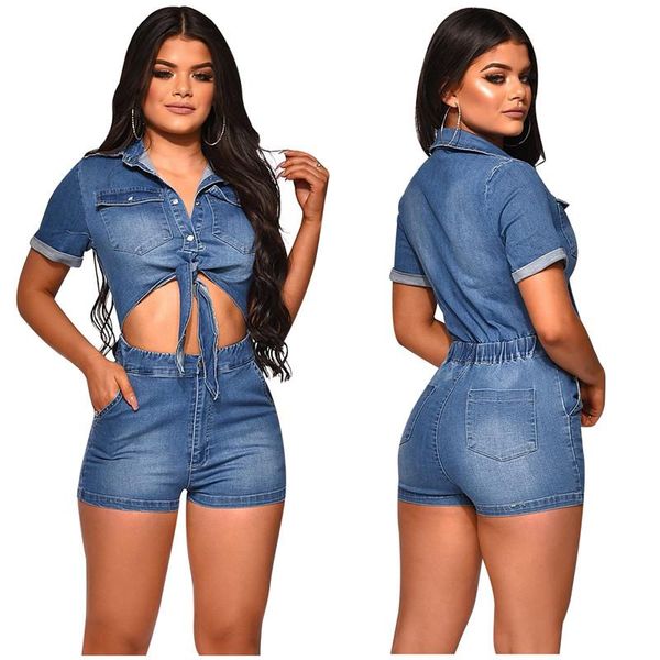 women's jumpsuits & rompers button denim jumpsuit short women pocket bodycon summer jeans overalls casual fashion party club lace up co, Black;white
women's jumpsuits & rompers button denim jumpsuit short women pocket bodycon summer jeans overalls casual fashion party club lace up co, Black;white