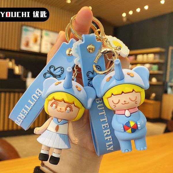 2021 fashion keychain new elephant baby car cartoon cute net red ins bag small pendant key chain, Silver
2021 fashion keychain new elephant baby car cartoon cute net red ins bag small pendant key chain, Silver