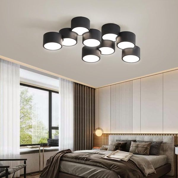 ceiling lights modern led lamp cylinder combination design chandelier for bedroom living dining room black white dimmable lighting
ceiling lights modern led lamp cylinder combination design chandelier for bedroom living dining room black white dimmable lighting