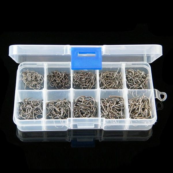 fishing hooks 500pcs/box set fishhooks muti sizes sea high carbon steel jig fish tackle hook perforated
fishing hooks 500pcs/box set fishhooks muti sizes sea high carbon steel jig fish tackle hook perforated