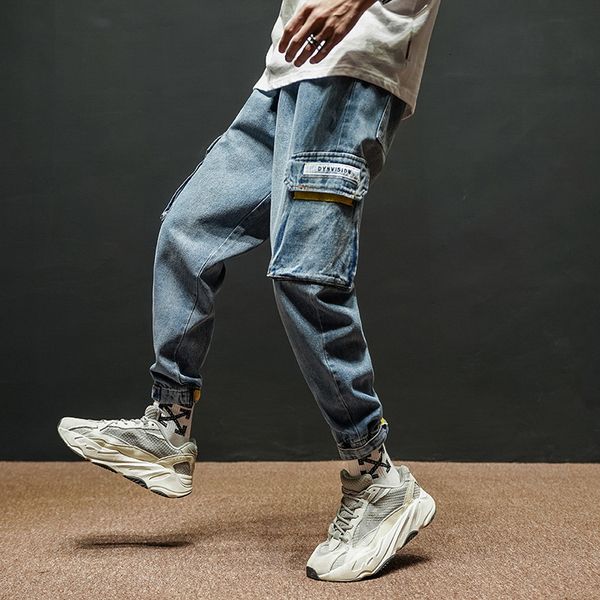 2021 new fashion streetwear retro blue big pocket denim pants designer hip hop men joggers nbj3
2021 new fashion streetwear retro blue big pocket denim pants designer hip hop men joggers nbj3