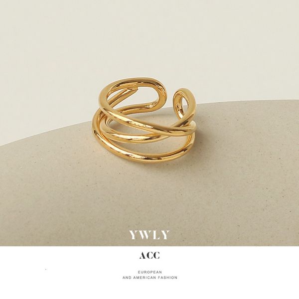 minimalist fashion line openable ring women's cool style versatile temperament net red design hand jewelry ywly, Silver
minimalist fashion line openable ring women's cool style versatile temperament net red design hand jewelry ywly, Silver