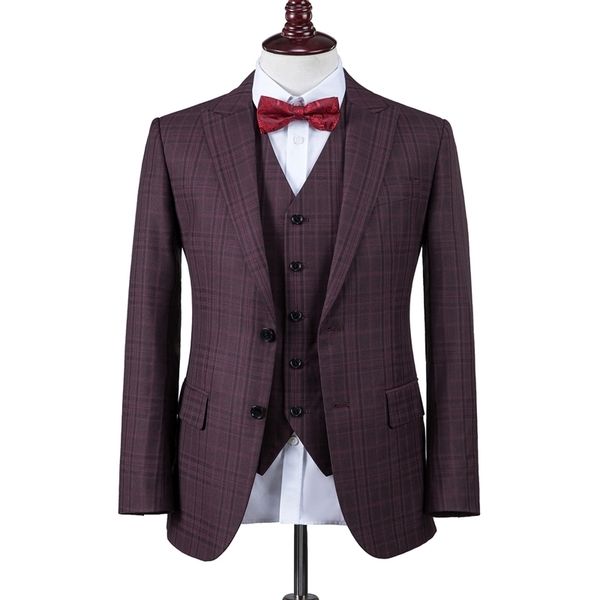 men's tailor made men windownpane sets wedding suit 3pcs (jacket+pant+vest) t200303, White;black
men's tailor made men windownpane sets wedding suit 3pcs (jacket+pant+vest) t200303, White;black