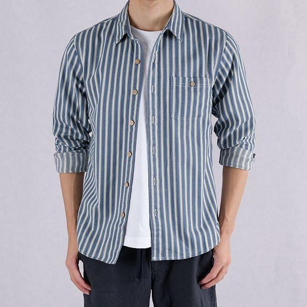 2021 new spring and autumn long-sleeved stripe cotton brand casual loose men shirts fashion all-match shirt mens chemise camisa g1pd, White;black
2021 new spring and autumn long-sleeved stripe cotton brand casual loose men shirts fashion all-match shirt mens chemise camisa g1pd, White;black
