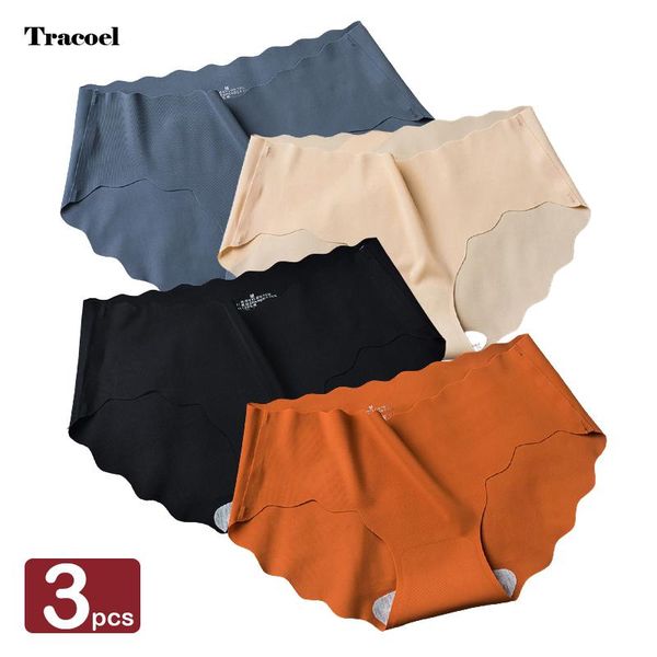 women's panties tracoel 3pcs/pack seamless for women soft female underwear panty elastic underpants lady drop briefs, Black;pink
women's panties tracoel 3pcs/pack seamless for women soft female underwear panty elastic underpants lady drop briefs, Black;pink