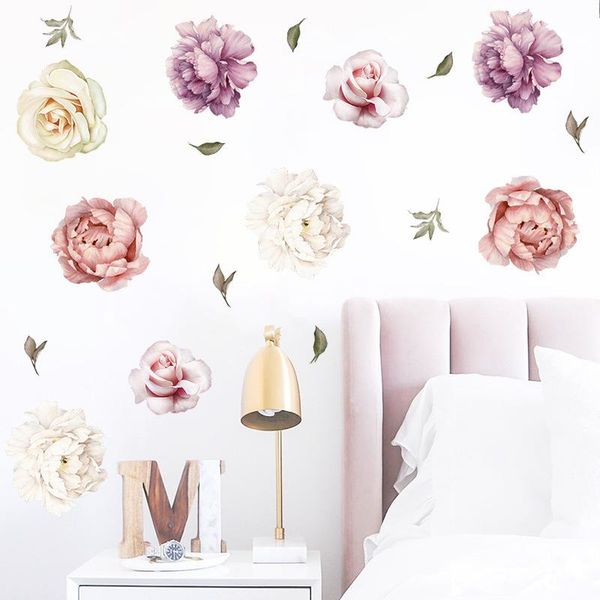 wall stickers peony flower sticker pvc self-adhesive girl bedroom decoration wallpaper children room
wall stickers peony flower sticker pvc self-adhesive girl bedroom decoration wallpaper children room