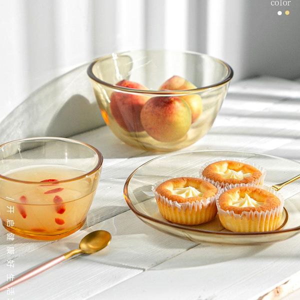 new glass dinnerware set amber clear dishes set round serving plate dinnerware plate dish bowl tableware dishwasher safe
new glass dinnerware set amber clear dishes set round serving plate dinnerware plate dish bowl tableware dishwasher safe