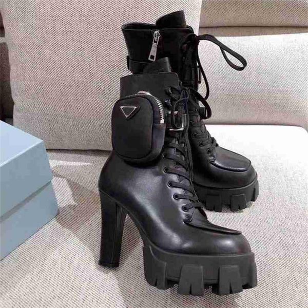 boots pocket decor women ankle chunky high heel genuine leather thick sole platform shoes woman botas mujer pumps, Black
boots pocket decor women ankle chunky high heel genuine leather thick sole platform shoes woman botas mujer pumps, Black