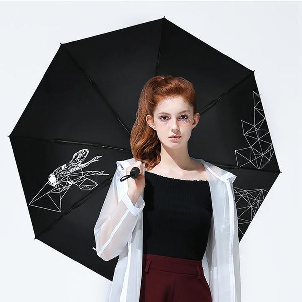 umbrellas creative black umbrella folding waterproof portable travel compact rain sun uv protection paraguas gear df50ys
umbrellas creative black umbrella folding waterproof portable travel compact rain sun uv protection paraguas gear df50ys