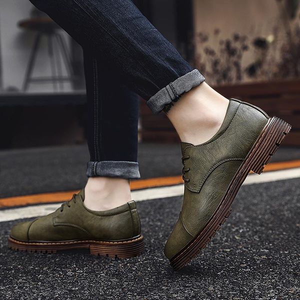 dress shoes 2021 autumn men classic leather wedding formal flats business sneakers, Black
dress shoes 2021 autumn men classic leather wedding formal flats business sneakers, Black