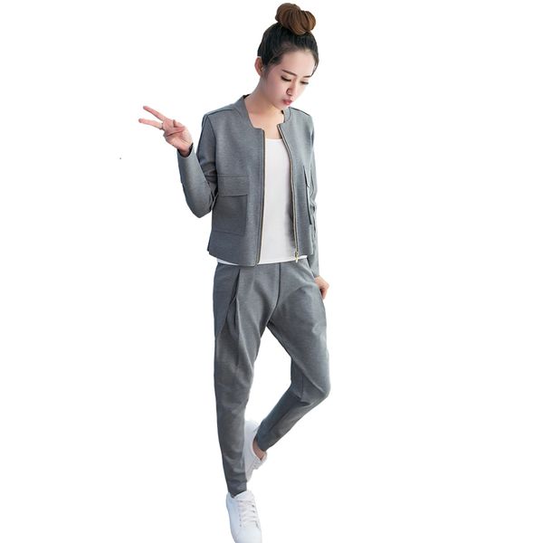 spring and fall of women new korean wave loose casual fashion short jacket + pencil pants two parts/ensembles tb709 3jsu, Gray
spring and fall of women new korean wave loose casual fashion short jacket + pencil pants two parts/ensembles tb709 3jsu, Gray