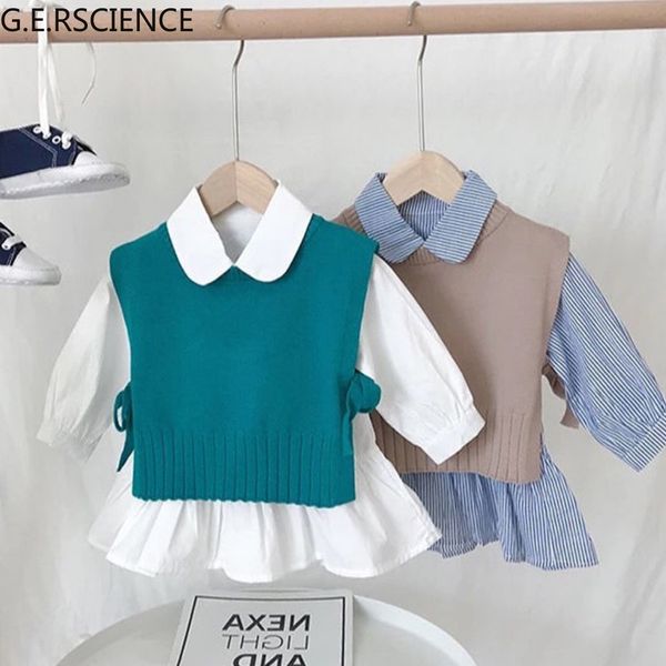 2022 spring and autumn baby girl sweet candy color knitted sweater vest shirt clothing suit jacket vest cover, White;black
2022 spring and autumn baby girl sweet candy color knitted sweater vest shirt clothing suit jacket vest cover, White;black