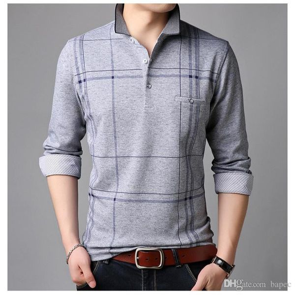 neck fashion mens tshirt striped long tees casual slim designer spring lapel tees mens fjtmt, Black
neck fashion mens tshirt striped long tees casual slim designer spring lapel tees mens fjtmt, Black