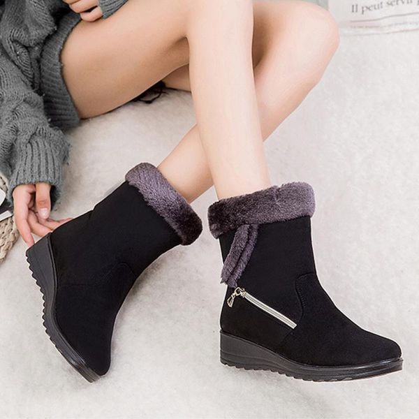 boots women 2021 winter warm down mid-calf snow ladies shoes femme botas zipper decor casual booties, Black
boots women 2021 winter warm down mid-calf snow ladies shoes femme botas zipper decor casual booties, Black