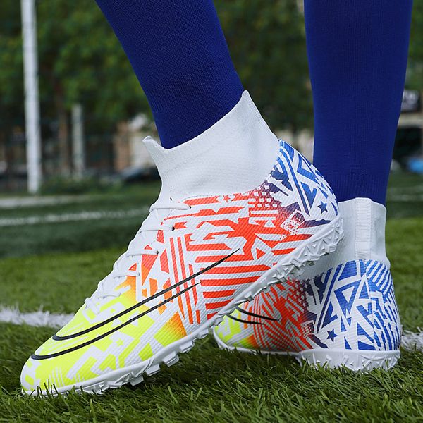 indoor men football boots high socks sports cleats soccer shoes tf ag mens sneakers indoor trainers futsal athletic shoes 2020
indoor men football boots high socks sports cleats soccer shoes tf ag mens sneakers indoor trainers futsal athletic shoes 2020