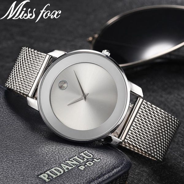 wristwatches missfox watches for women elegant casual silver color lady watch woman evening dress clock relogio feminino, Slivery;brown
wristwatches missfox watches for women elegant casual silver color lady watch woman evening dress clock relogio feminino, Slivery;brown