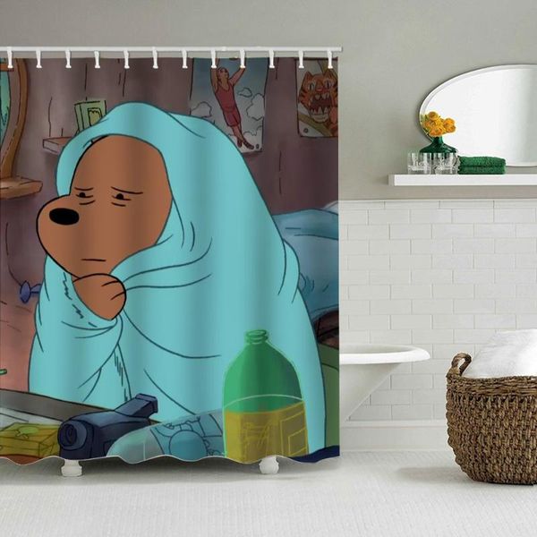 shower curtains cute bear print curtain fast delivery large bathroom supplies waterproof material
shower curtains cute bear print curtain fast delivery large bathroom supplies waterproof material