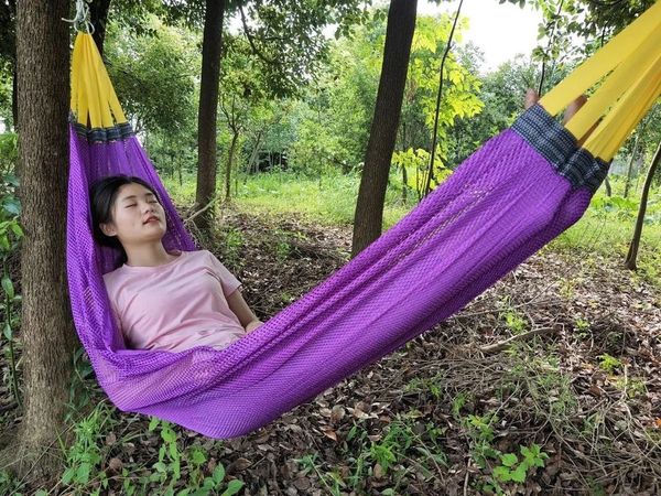 single nylon mesh hammock also used for a hanging swing for outdoor travel camping sleeping and rest net hammock
single nylon mesh hammock also used for a hanging swing for outdoor travel camping sleeping and rest net hammock