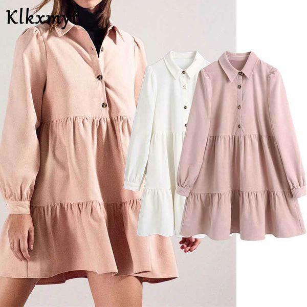 klkxmyt za dress women fashion corduroy mini vintage long sleeve button-up female es vestidos mujer 210527, Black;gray
klkxmyt za dress women fashion corduroy mini vintage long sleeve button-up female es vestidos mujer 210527, Black;gray