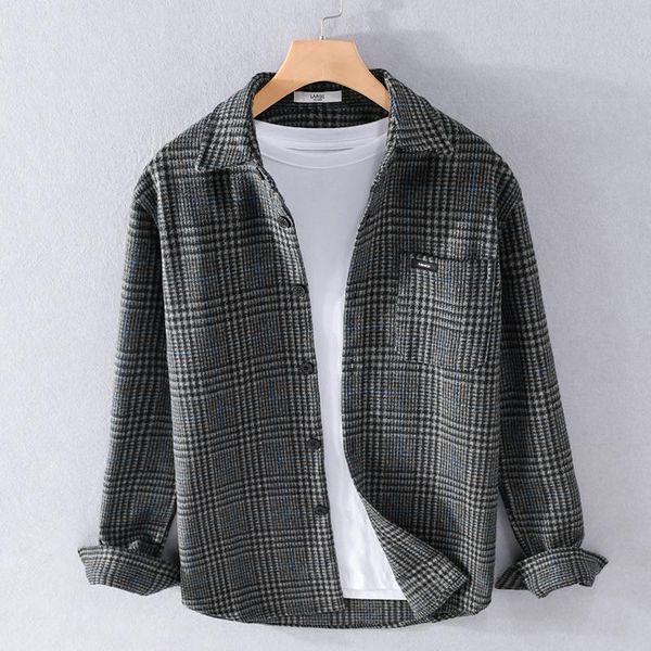 men's casual shirts arrival long-sleeved retro brand shirt men fashion plaid grey for mens chemise homme ropa hombre, White;black
men's casual shirts arrival long-sleeved retro brand shirt men fashion plaid grey for mens chemise homme ropa hombre, White;black