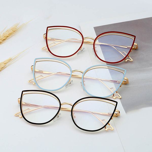 fashion big cat eyes computer glasses double frame design with special shape legs women blue light eyewear
fashion big cat eyes computer glasses double frame design with special shape legs women blue light eyewear