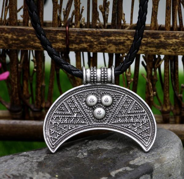 pendant necklaces vintage stainless steel viking moon necklace ethnic style antique long chain punk anniversary gift jewelry, Silver
pendant necklaces vintage stainless steel viking moon necklace ethnic style antique long chain punk anniversary gift jewelry, Silver