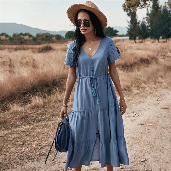2021 spring new solid color knitted casual short sleeve v neck tassel bandage for woman summer button u9mh, Black;gray
2021 spring new solid color knitted casual short sleeve v neck tassel bandage for woman summer button u9mh, Black;gray