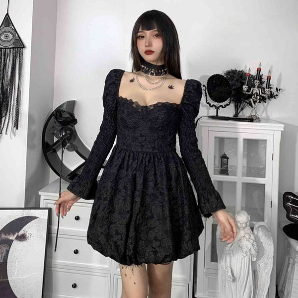 casual dresses gothic fashion women long sleeve a-line lace edge pullover floral high waist female fall patchwork lady 9eb5, Black;gray
casual dresses gothic fashion women long sleeve a-line lace edge pullover floral high waist female fall patchwork lady 9eb5, Black;gray
