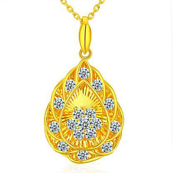 pendant necklaces gold plating charms choker zircon water drop necklace women keep color jewellery, Silver
pendant necklaces gold plating charms choker zircon water drop necklace women keep color jewellery, Silver