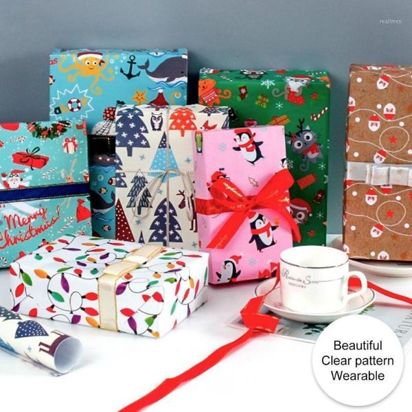 christmas decorations 10pcs gift flower wrapping paper diy wear resistant kraft multi-color candy packing
christmas decorations 10pcs gift flower wrapping paper diy wear resistant kraft multi-color candy packing