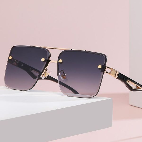 sunglasses fashion mental square women big sunglass vintage men brand design eyewear gradient shades uv400 sun glass, White;black
sunglasses fashion mental square women big sunglass vintage men brand design eyewear gradient shades uv400 sun glass, White;black