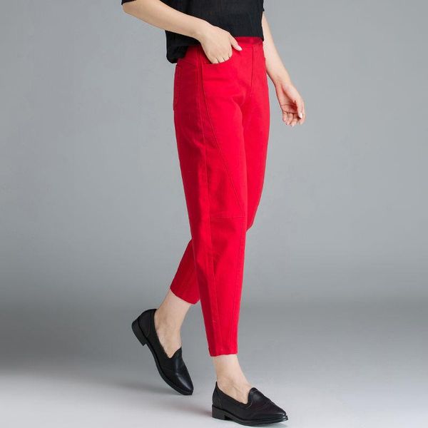 women's jeans woman pants spring baggy cropped casual high waist elastic pantalones vaqueros mujer, Blue
women's jeans woman pants spring baggy cropped casual high waist elastic pantalones vaqueros mujer, Blue