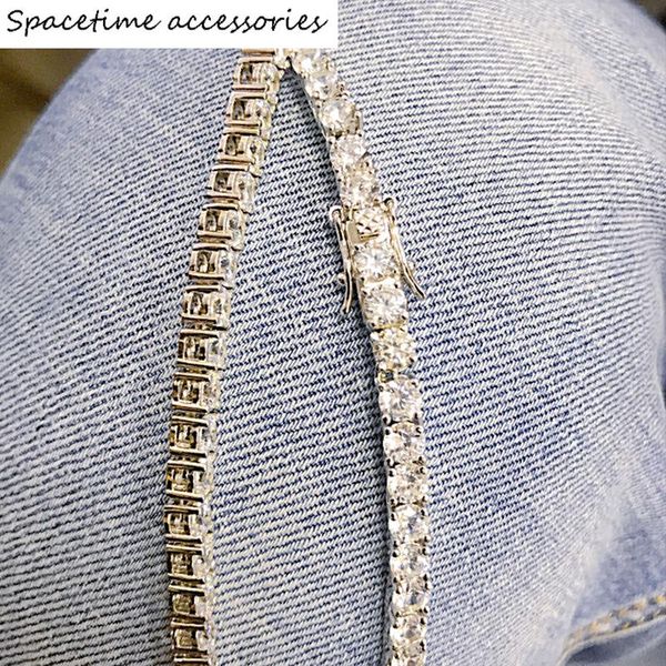 chains sterling silver sparkling full 3mm/4mm high carbon diamond tennis 45cm chain necklace fine jewelry gift wholesale
chains sterling silver sparkling full 3mm/4mm high carbon diamond tennis 45cm chain necklace fine jewelry gift wholesale