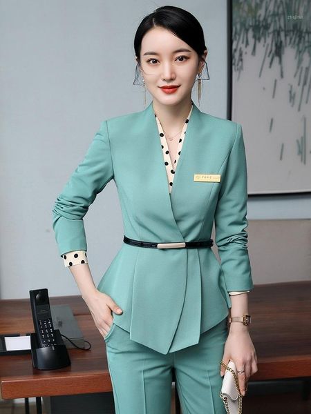 two piece dress autumn winter formal uniform designs women business suits with and skirt ol styles professional interview blazers set, White
two piece dress autumn winter formal uniform designs women business suits with and skirt ol styles professional interview blazers set, White